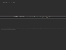 Tablet Screenshot of manzar.com